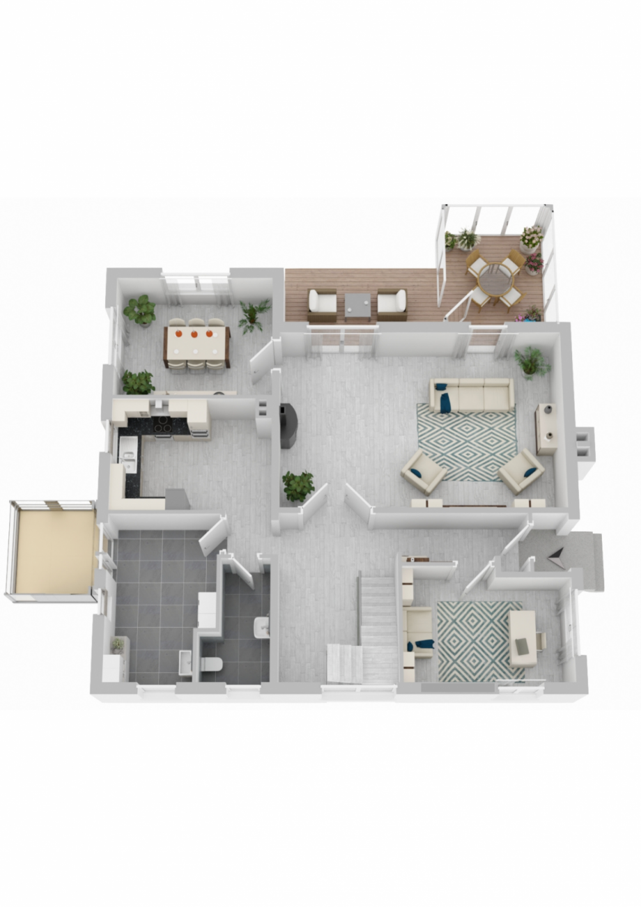 Grundriss_EG Einfamilienhaus Bischberg