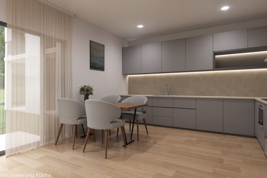 Visualisierung K�che Etagenwohnung Bischberg
