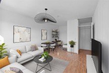 Visualisierung_Wohn-Ess-Schlafbereich 1-Zimmer-Wohnung in Bamberg: Ideal f�r Kapitalanleger und Studenten!