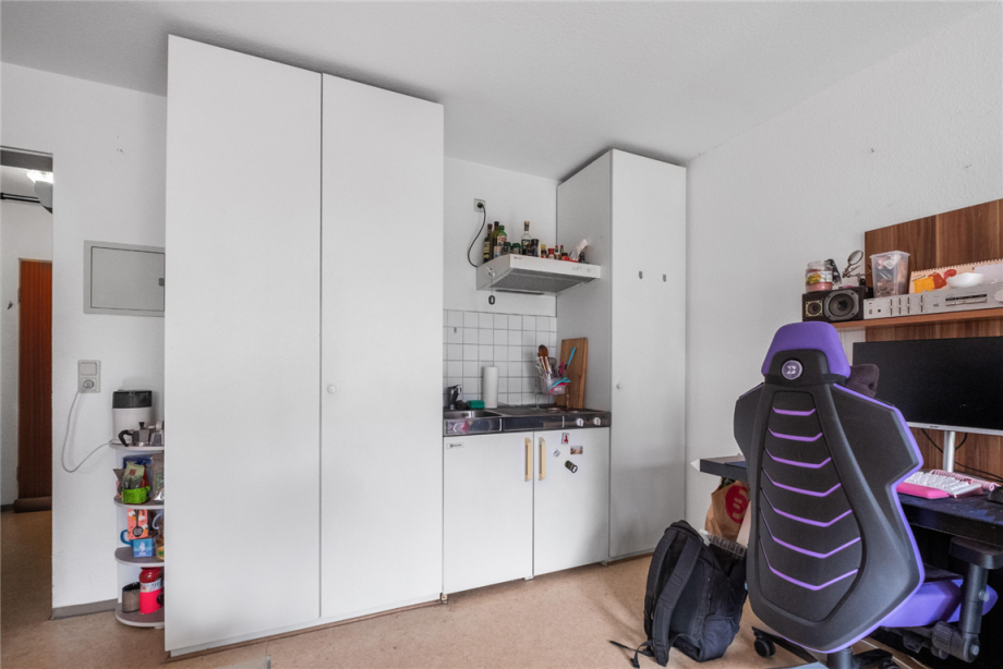 Kompakte K�chenzeile f�r Kochmomente Etagenwohnung Bamberg