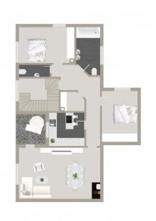 Grundriss Moderne Wohnung in Traumlage - am Dechsendorfer Weiher