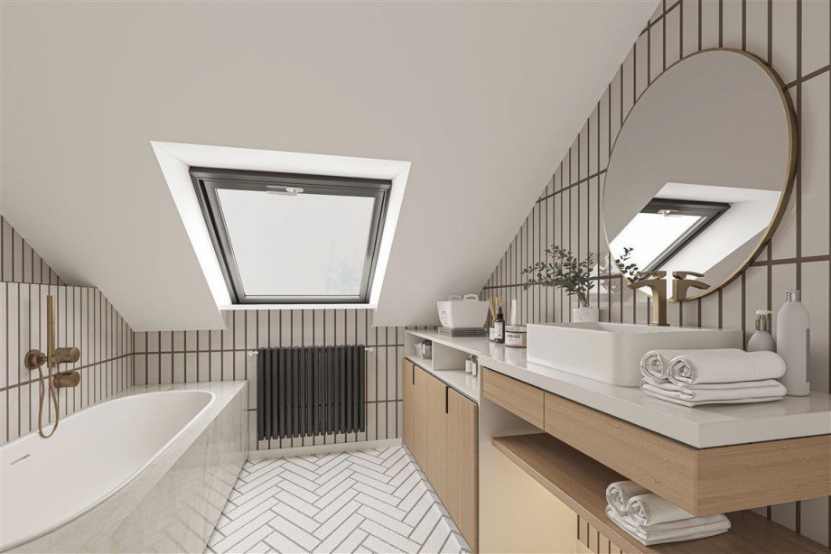VISUALISIERUNG - Badezimmer Einfamilienhaus Cadolzburg