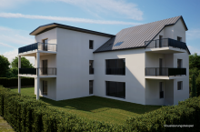 Visualisierung Ostseite Wohnkomfort neu gedacht - hochwertige Neubauwohnungen nahe Bambergs - R�THELBACH HOMES