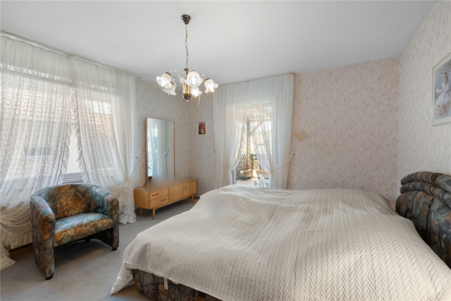 Das Hauptschlafzimmer im OG Einfamilienhaus Heinersreuth , Kr Bayreuth