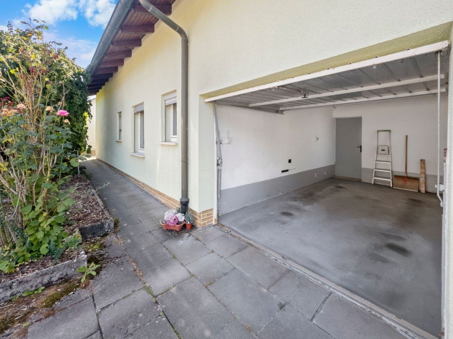 Zus�tzliche Abstellkammer in der Einzelgarage Haus Gundelsheim