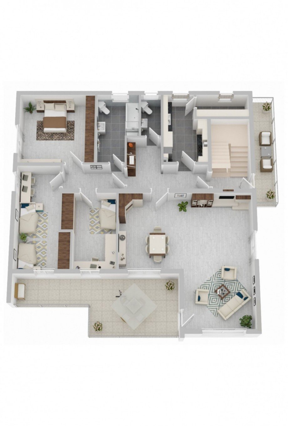 Grundriss_OG Zweifamilienhaus Bischberg