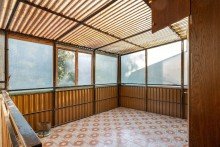 Von der K�che auf die �berdachte Terrasse Sanierungsobjekt mit Garten in zentraler Lage von Gerach