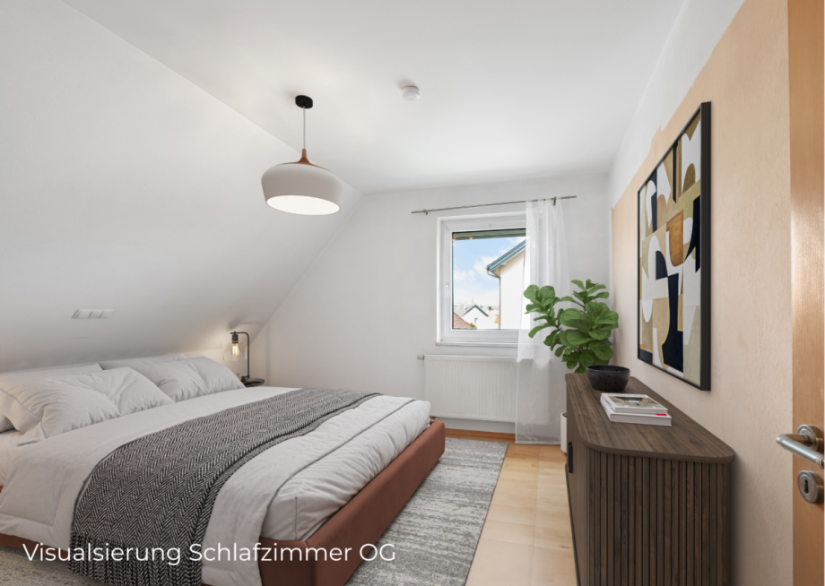 VISUALISIERUNG - Schlafzimmer OG Einfamilienhaus Kemmern