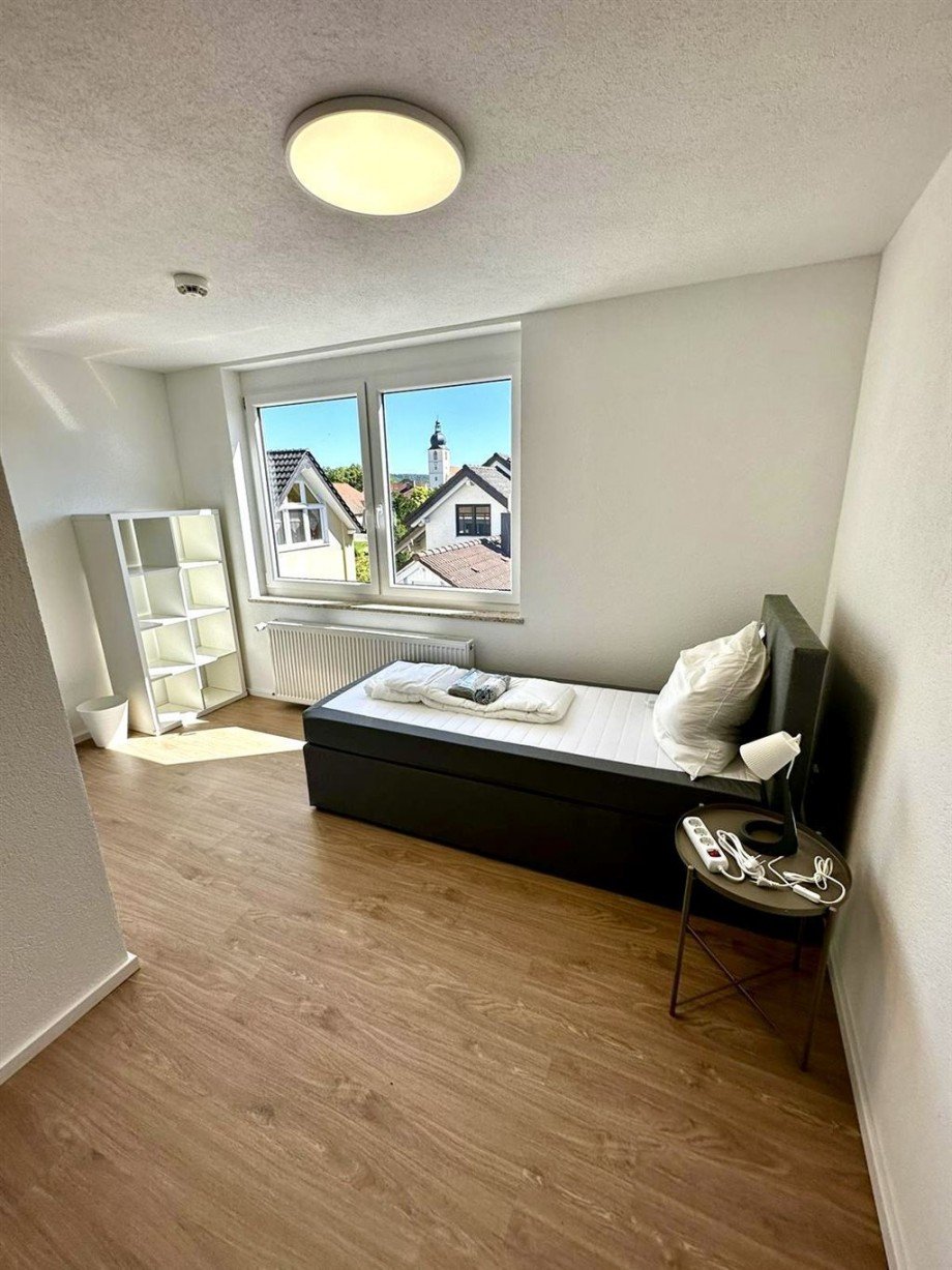 Schlafzimmer mit Weitblick Etagenwohnung Rentweinsdorf