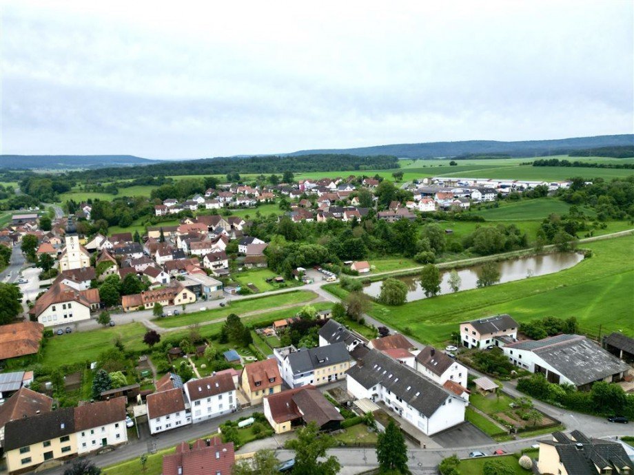Rundblick �ber Rentweinsdorf Etagenwohnung Rentweinsdorf