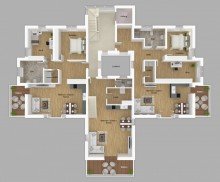 Grundriss OG - Mitte Wohnkomfort neu gedacht - hochwertige Neubauwohnungen nahe Bambergs - R�THELBACH HOMES