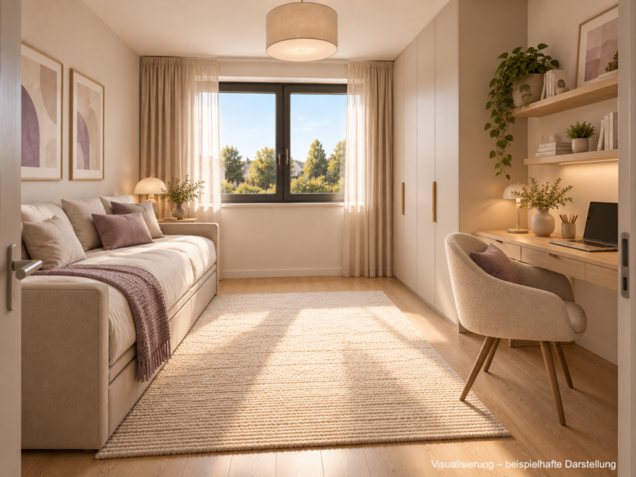 Visualisierung - Flexibles Zimmer Etagenwohnung Bischberg