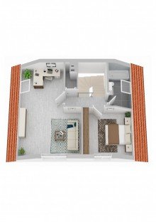 Grundriss_DG Doppelhaush�lfte mit versteckter Gartenidylle und Raum f�r Ideen