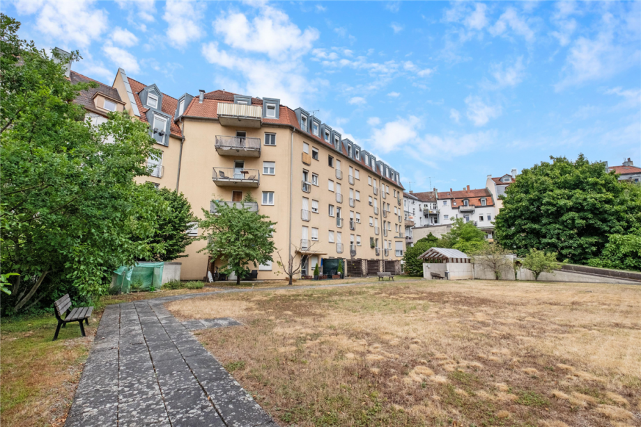 Gr�ne Oase direkt am Haus - f�r alle nutzbar Etagenwohnung Bamberg