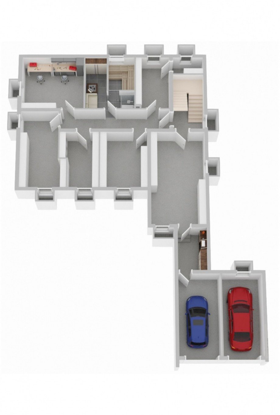 Grundriss_KG Zweifamilienhaus Bischberg