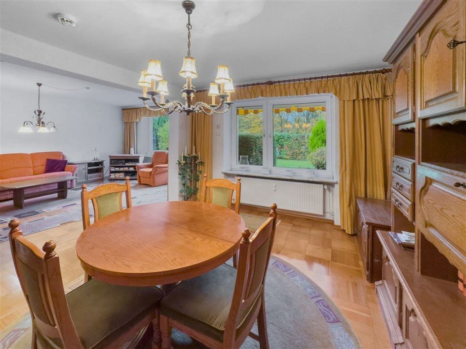 Gem�tliche Sitzgruppe mit Blick ins Gr�ne Erdgeschosswohnung Hamburg