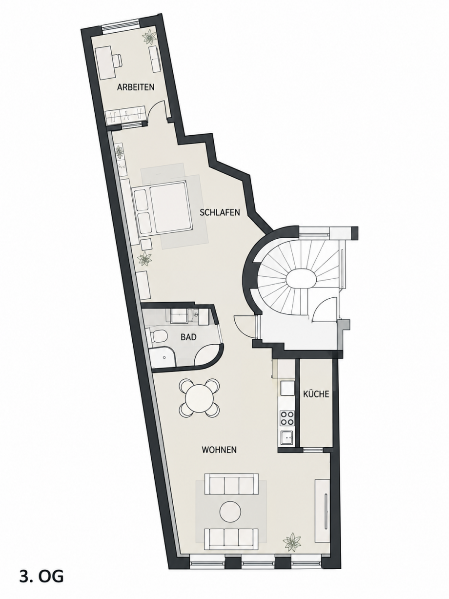 Grundriss Etagenwohnung Bamberg