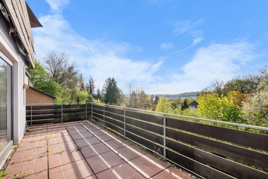 Traumhafter Ausblick vom Balkon Etagenwohnung Kulmbach