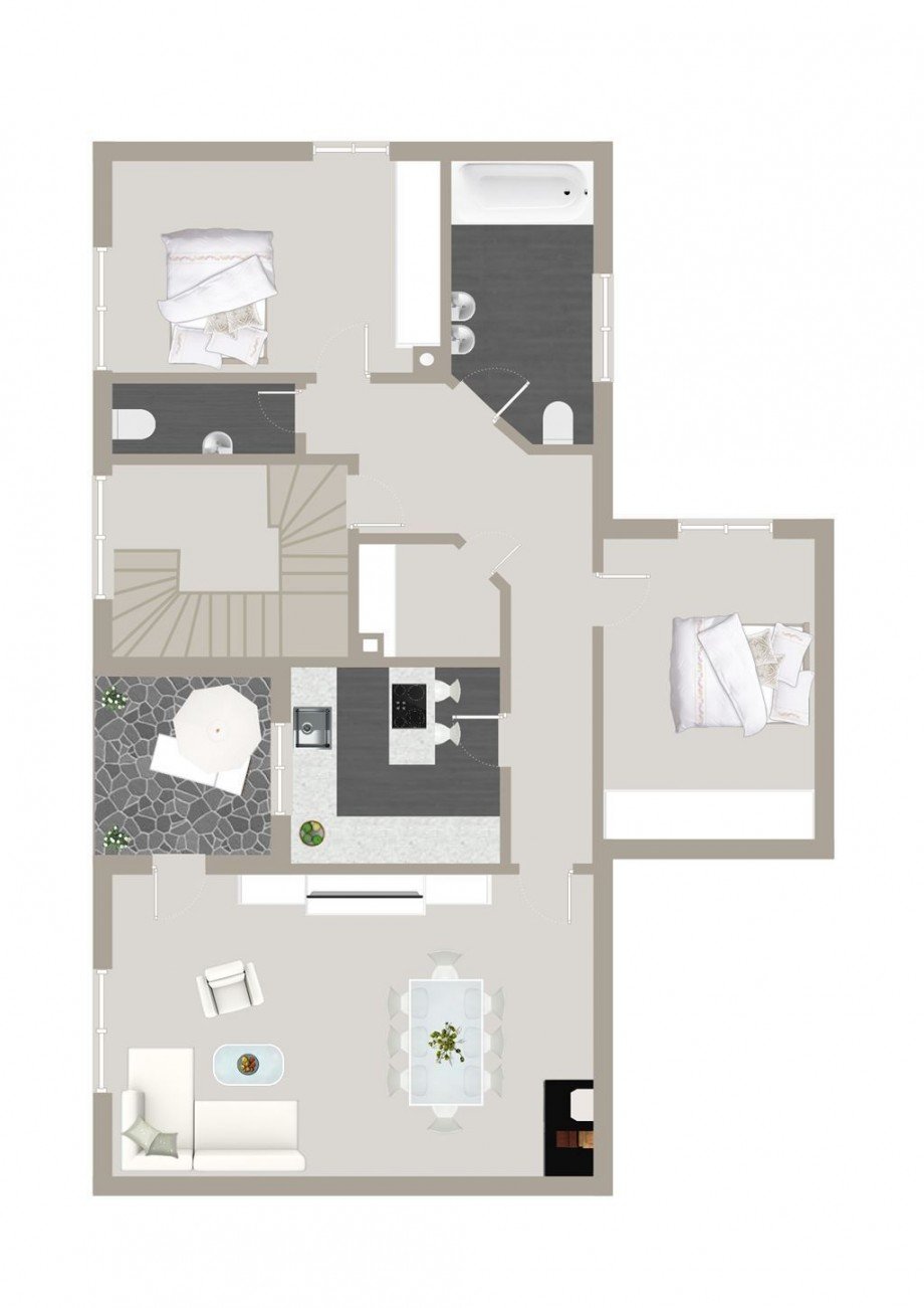 Grundriss Etagenwohnung Erlangen